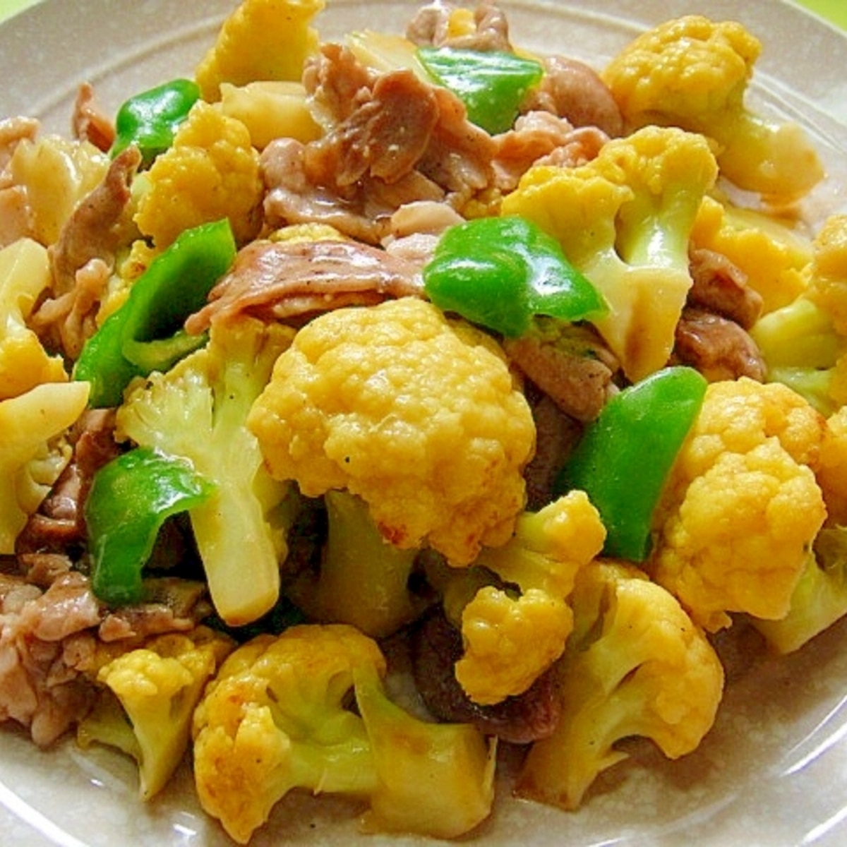 オレンジカリフラワーと豚肉の中華炒め レシピ 作り方 By Mint74 楽天レシピ オレンジカリフラワーと豚肉の中華炒め レシピ 作り方 By Mint74 楽天レシピ